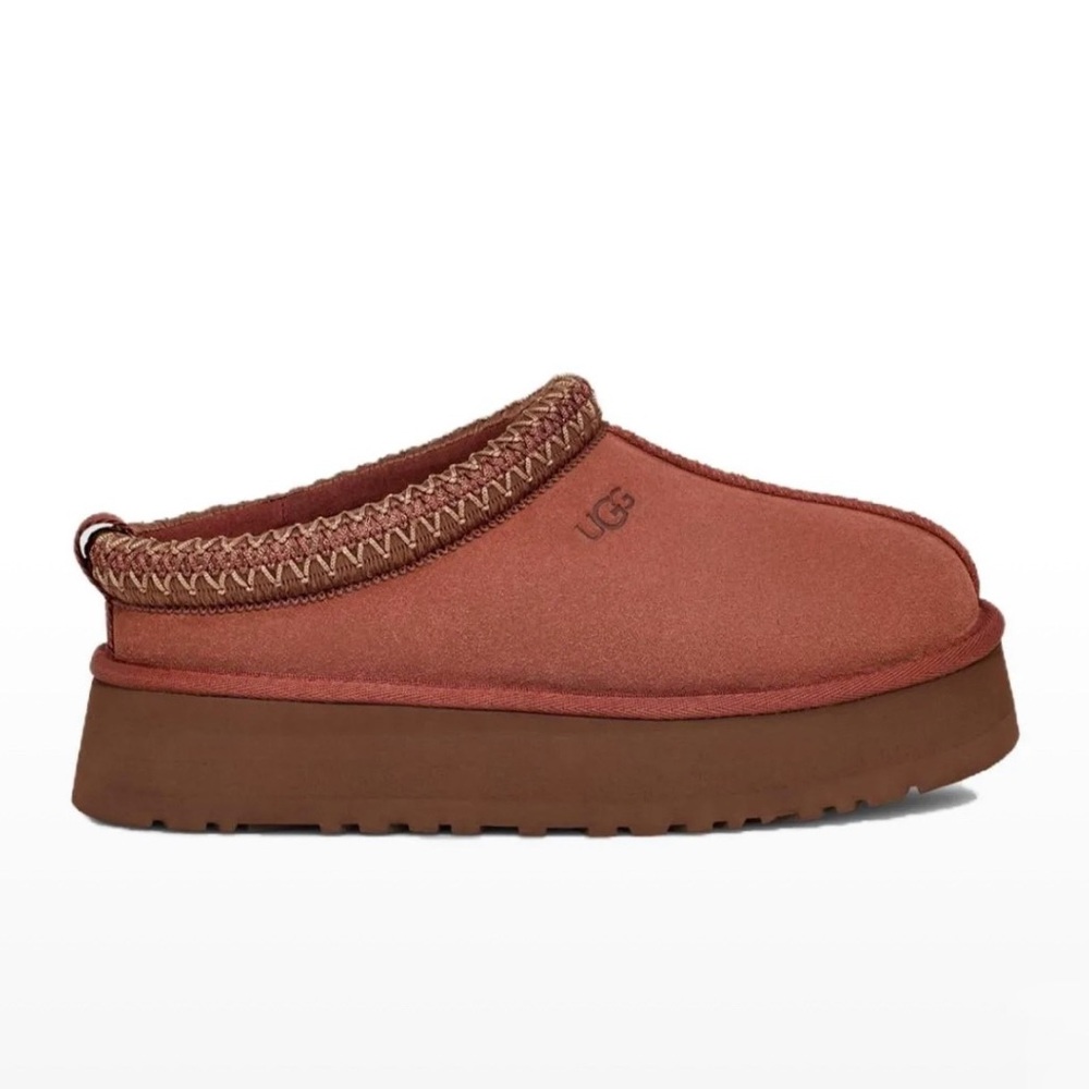 Brand New UGG Tazz “Red Jasper” Women's Platform Slippers 1122553-RDJ - Picture 2 of 11